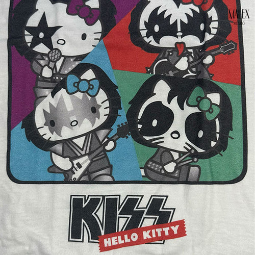 Playera PARA NIÑA Hello Kitty KISS II Color Blanco